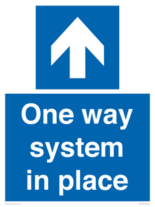 One way system in place